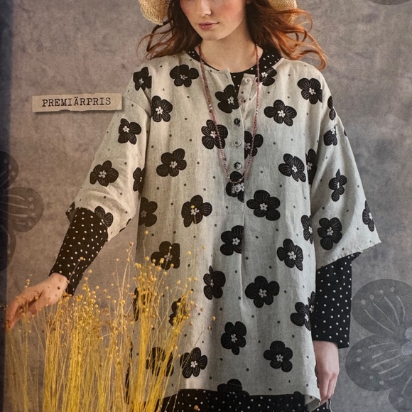 NWT Gudrun Sjödén “Loella” Tunic – 100% Linen, Size S - Picture 15 of 16